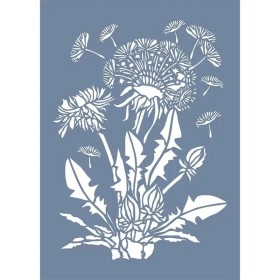 EHB10 Karahindiba Desen Stencil 25x35cm