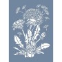 EHB10 Karahindiba Desen Stencil 25x35cm