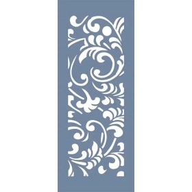EHBR18 Yaprak Desen Stencil 10x25cm