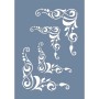 EHBR29 Köşe Bordür Desen Stencil 21x30cm