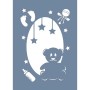 EHÇ10 Çocuk Desen Stencil 21x30cm