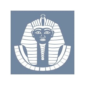 EHDN02 Tutankhamun Desen Stencil 45x45cm
