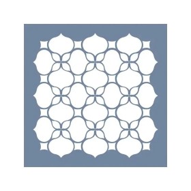 EHFL02 Geometrik Desen Stencil 45x45cm