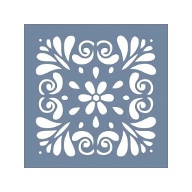 EHFY06 Fayans Desen Stencil 45x45cm