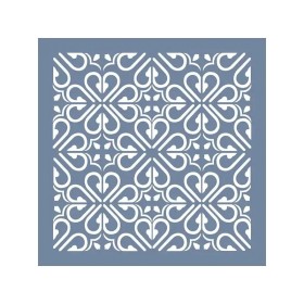 EHFY08 Fayans Desen Stencil 45x45cm