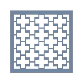 EHGE03 Geometrik Desen Stencil 45x45cm