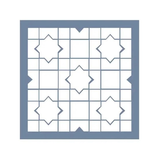 EHGE05 Geometrik Desen Stencil 45x45cm