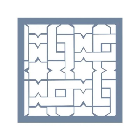 EHGE06 Geometrik Desen Stencil 45x45cm
