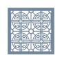 EHGE11 Geometrik Desen Stencil 45x45cm