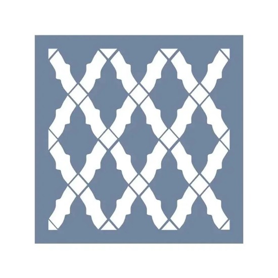 EHGE14 Geometrik Desen Stencil 45x45cm