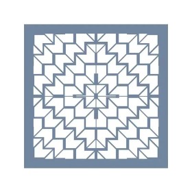 EHGE15 Geometrik Desen Stencil 45x45cm