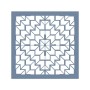 EHGE15 Geometrik Desen Stencil 45x45cm
