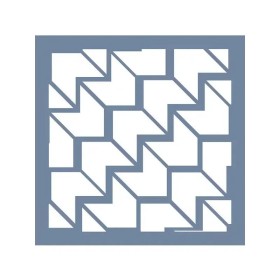 EHGE18 Geometrik Desen Stencil 45x45cm