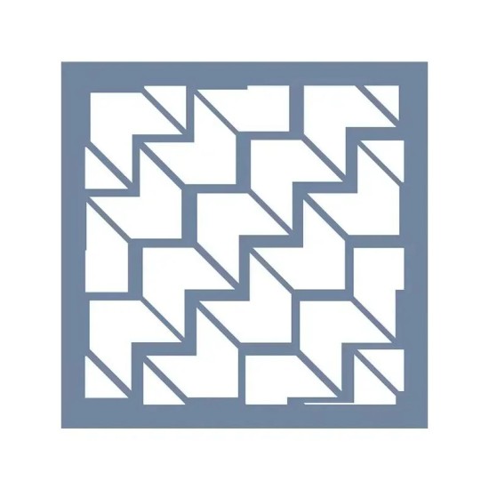EHGE18 Geometrik Desen Stencil 45x45cm