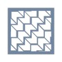 EHGE18 Geometrik Desen Stencil 45x45cm