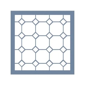 EHGE19 Geometrik Desen Stencil 45x45cm
