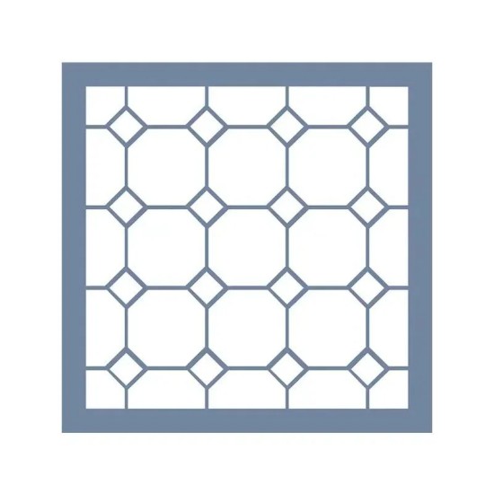 EHGE19 Geometrik Desen Stencil 45x45cm