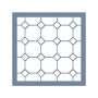 EHGE19 Geometrik Desen Stencil 45x45cm