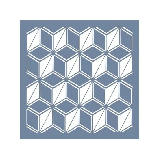 EHGE25 Geometrik Desen Stencil 45x45cm
