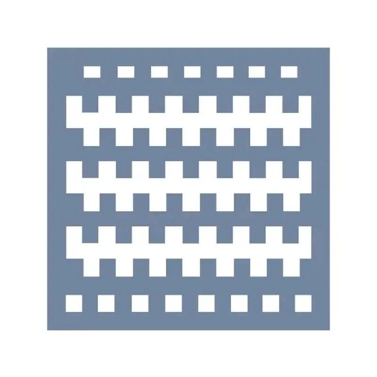 EHGE29 Geometrik Desen Stencil 45x45cm