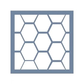EHGE32 Geometrik Desen Stencil 45x45cm