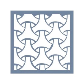 EHGE34 Geometrik Desen Stencil 45x45cm