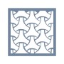 EHGE34 Geometrik Desen Stencil 45x45cm
