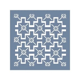 EHGE48 Geometrik Desen Stencil 45x45cm
