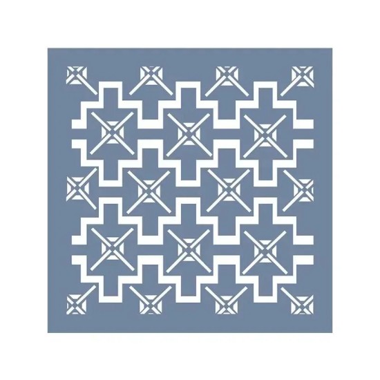 EHGE48 Geometrik Desen Stencil 45x45cm