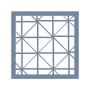 EHGE51 Geometrik Desen Stencil 45x45cm