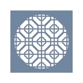 EHGE64 Geometrik Desen Stencil 45x45cm