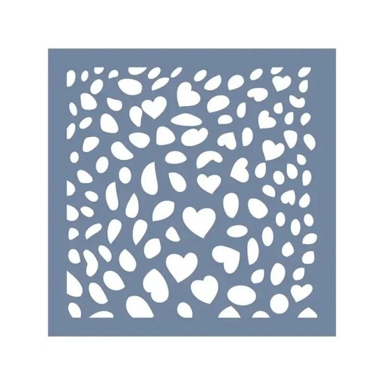 EHGE68 Dalmaçya Desen Stencil 45x45cm