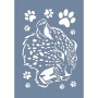 EHH19 Puma Desen Stencil 21x30cm