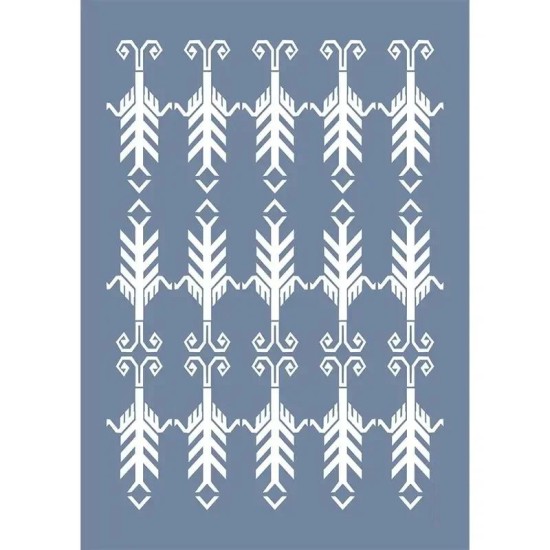 EHKM02 Kilim Desen Stencil 21x30cm