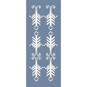 EHKM09 Kilim Desen Stencil 10x25cm