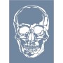 EHK03 Skull Desen Stencil 21x30cm
