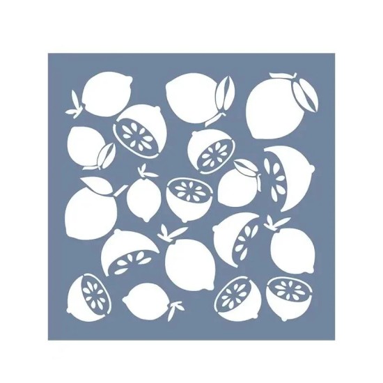 EHM04 Limon Desen Stencil 45x45cm