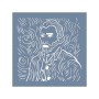EHS01 Vincent Van Gogh Desen Stencil 20x20cm