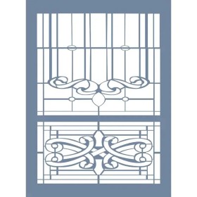 EHV02 Vitray Desen Stencil 30x40cm