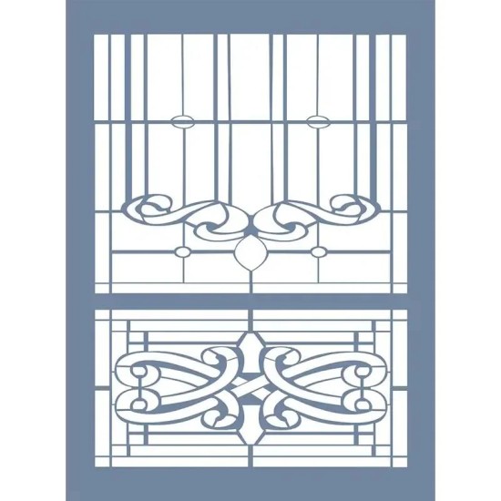 EHV02 Vitray Desen Stencil 30x40cm