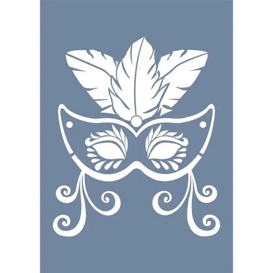 EHYB28 Maske Desen Stencil 21x30cm