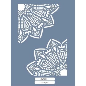 DC05 Osmanlı Dantel Model Stencil 15x20cm