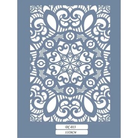 DC13 Mandala Dantel Model Stencil 15x20cm
