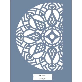 DC17 Mandala Dantel Model Stencil 15x20cm