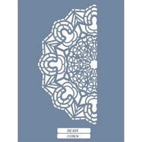 DC18 Mandala Dantel Model Stencil 15x20cm