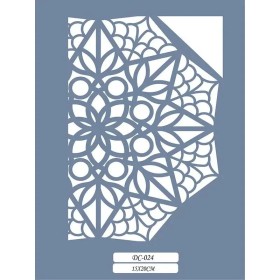 DC24 Mandala Dantel Model Stencil 15x20cm