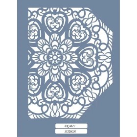 DC27 Mandala Dantel Model Stencil 15x20cm