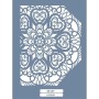 DC27 Mandala Dantel Model Stencil 15x20cm
