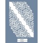 DC31 Floral Dantel Model Stencil 15x20cm