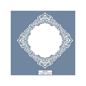 DCS13 Mandala Dantel Model Stencil 15x15cm